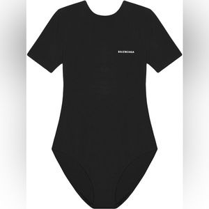 BALENCIAGA one piece open back swim suit/bodysuit XS